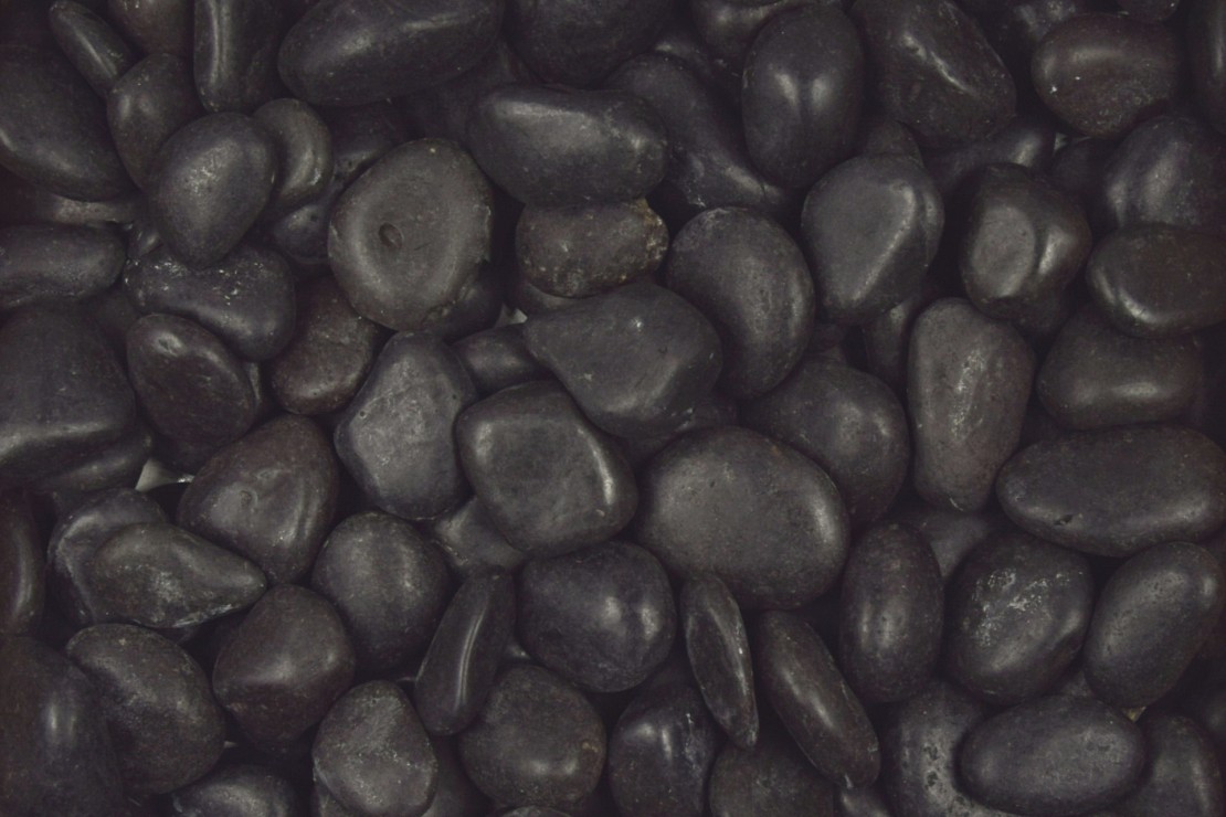 Galet Noir : vrac ou big bag - Galet Décoratif