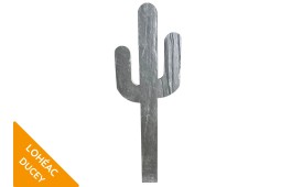 Statue Cactus Ardoise