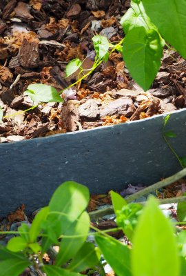 Bordure en plastique recyclé